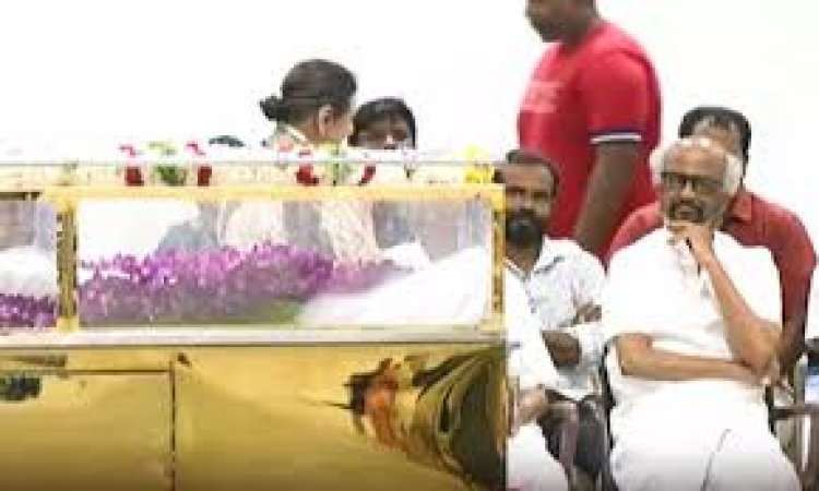 சினிமாவை உயிர் போல நேசித்தவர்.. ஏவிஎம் சரவணனுக்கு ரஜினி புகழாரம்